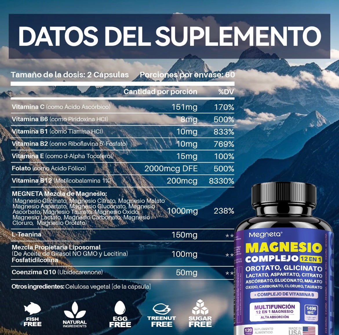 Magnesio Complex 12 en 1